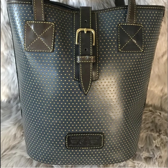 Dooney & Bourke Perforated Leather Shoulder/Tote - Picture 4 of 6